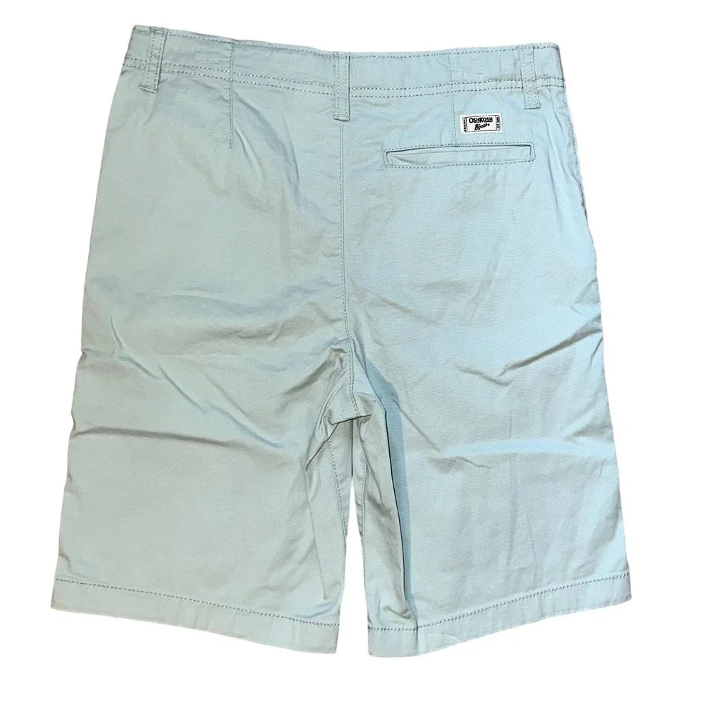NWT OshKosh B'gosh Mint Chino Shorts Boys 14